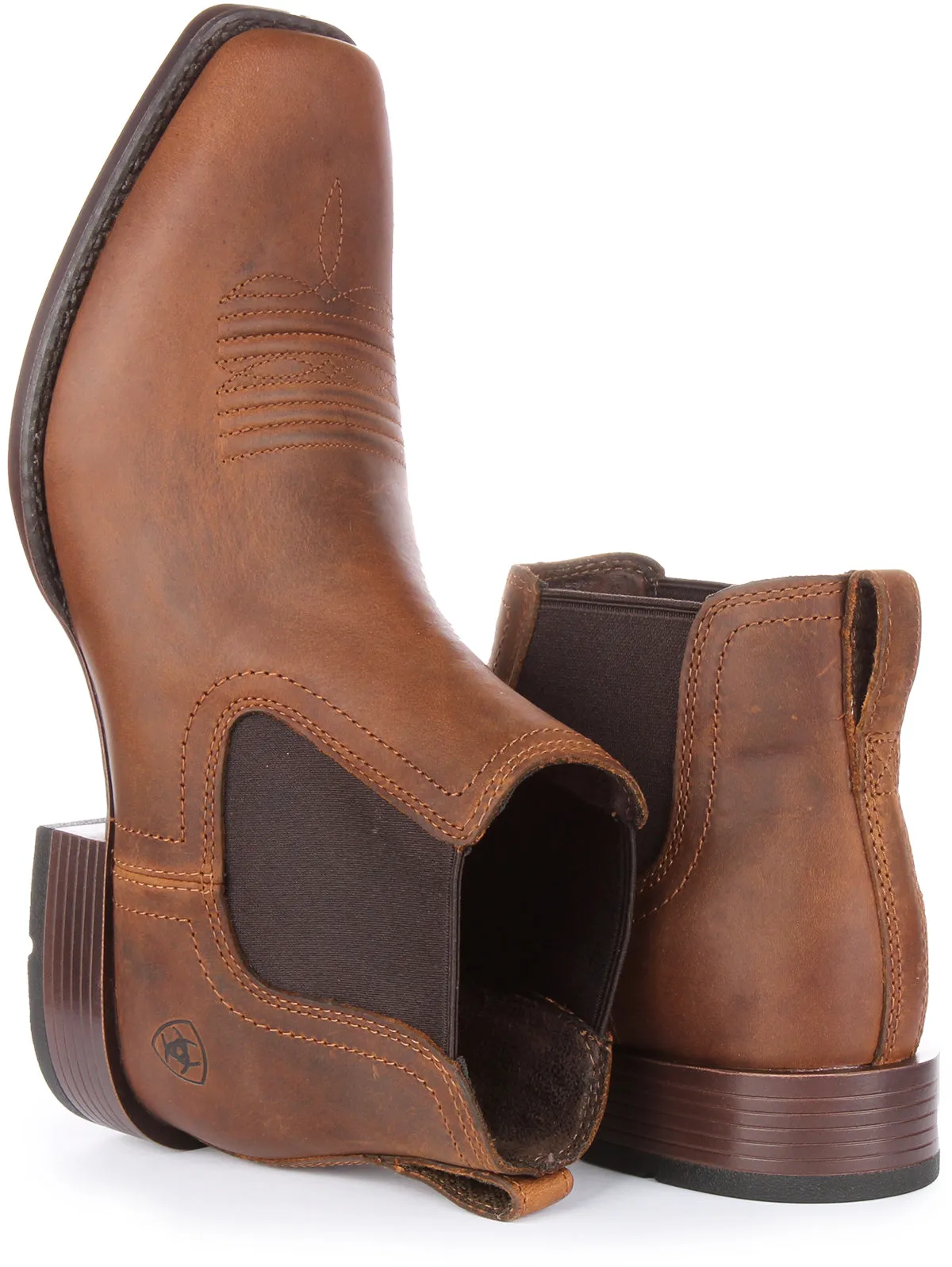 Ariat Booker Ultra Chelsea Boots for Men - Brown