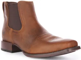 Ariat Booker Ultra Chelsea Boots for Men - Brown
