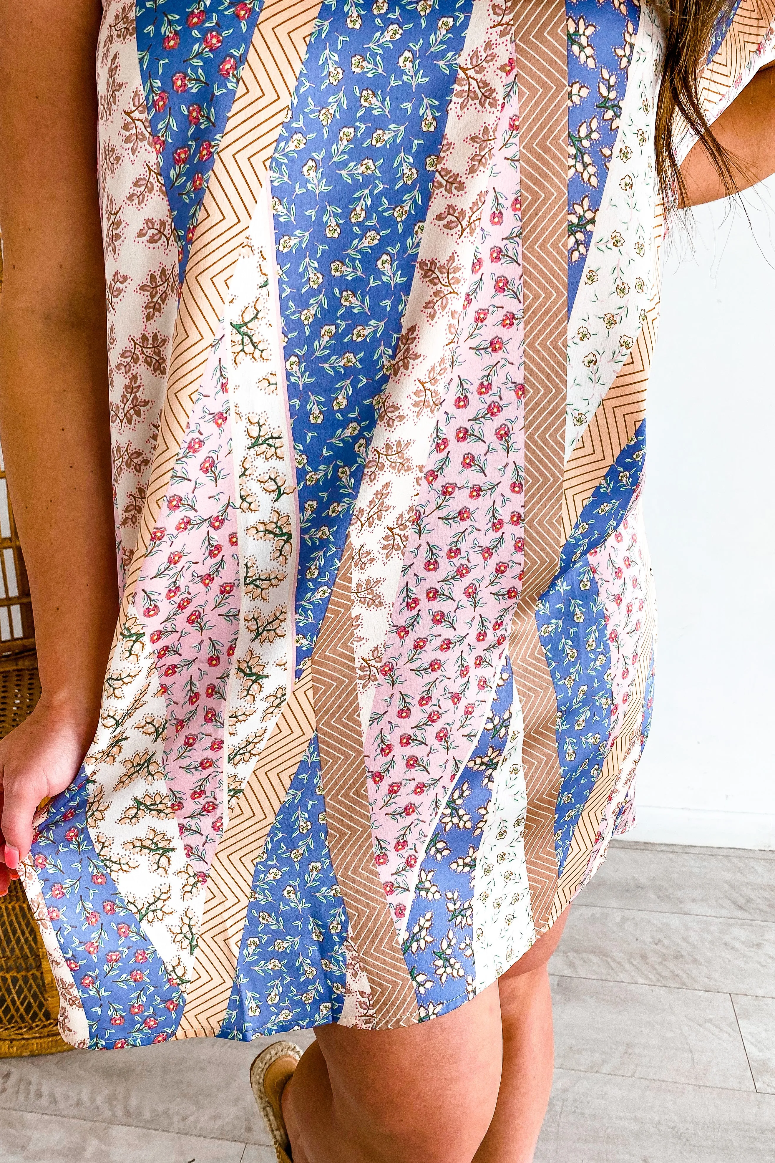 Dancing Queen Multi Print One Shoulder Dress
