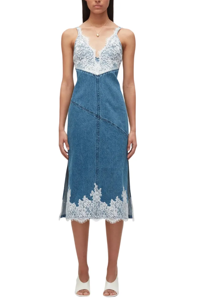 Denim Slip Dress