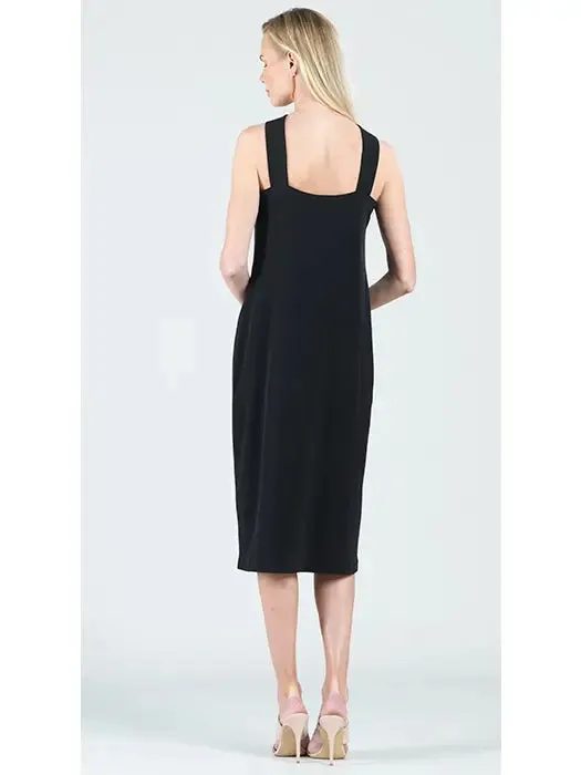 Grecian Halter Midi Sheath Dress