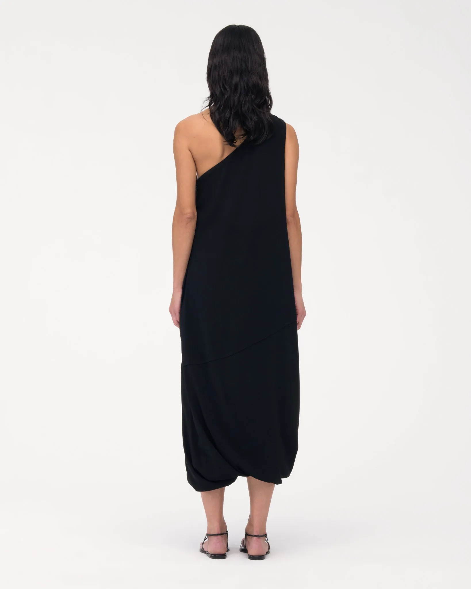 One Shoulder Bubble Sheath